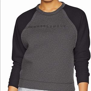 Under armour rival fleece crew sweater size med